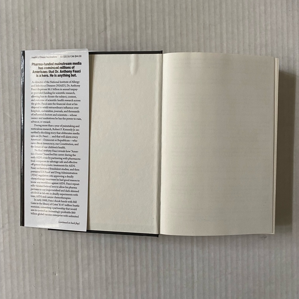 The Real Anthony Fauci Hardcover by Robert F. Kennedy Bestseller! - Picture 3 of 8